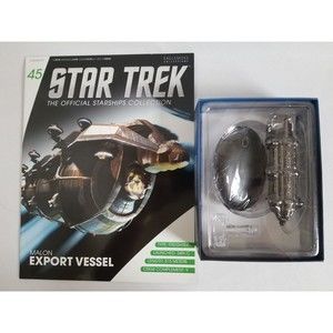 Eaglemoss Star Trek Official Starships Diecast #45 Malon Export Vessel Magazine